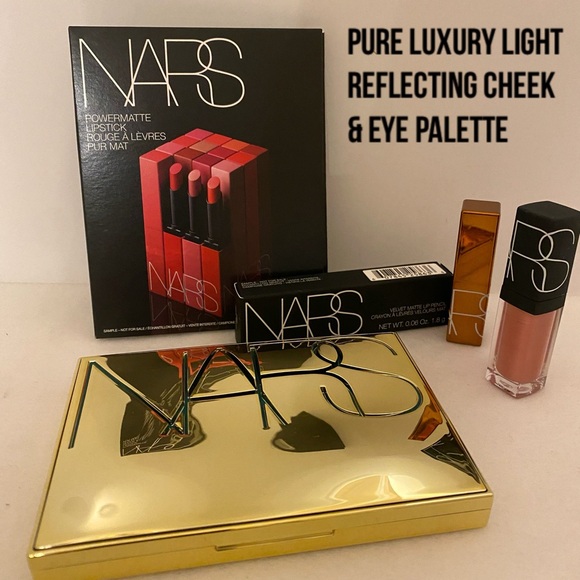 NARS Pure Luxury Light Reflecting Cheek & Eye Palette-PowerMatte Lipstick ++ - Picture 1 of 16